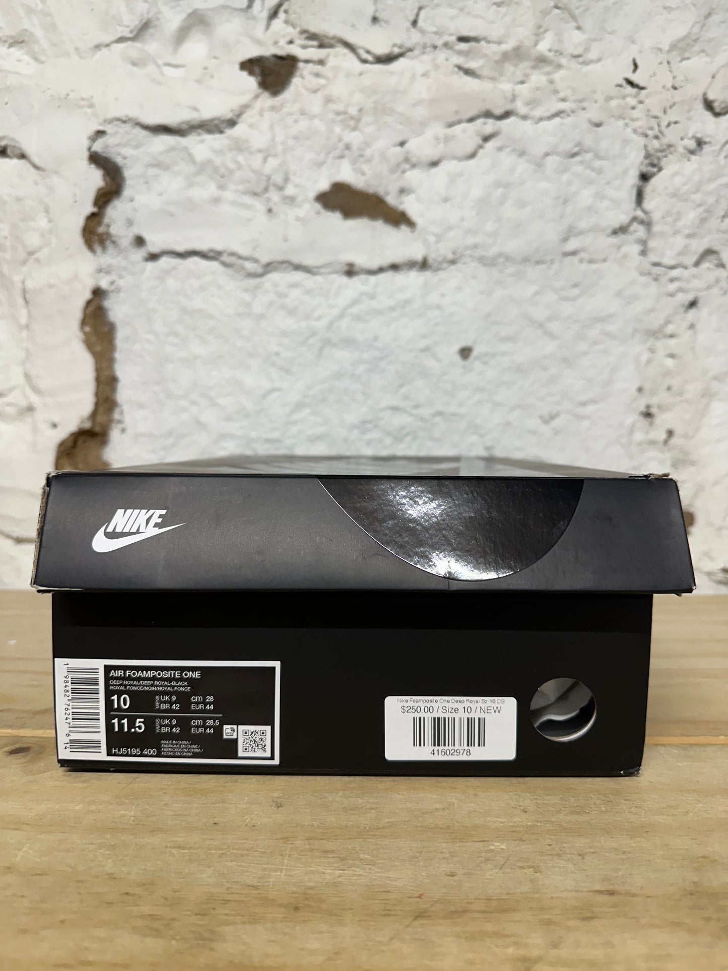 Nike Air Foamposite One Deep Royal Sz 10 DS