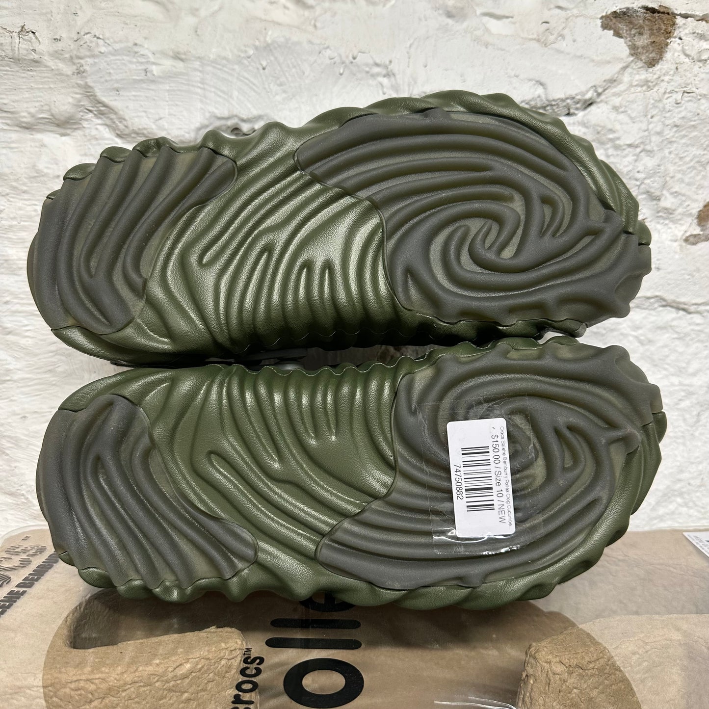 Crocs Salehe Bemburry Pollex Clog Cucumber Sz 10 DS