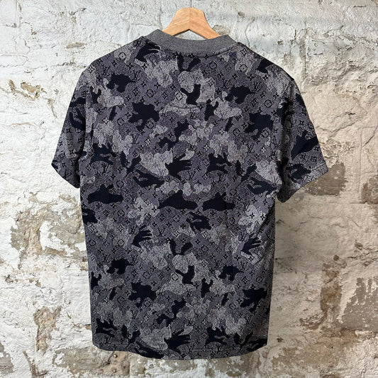 Louis Vuitton Anthracite Monogram Camo T-shirt Sz M