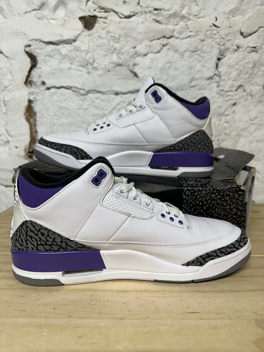 Air Jordan 3 Dark Iris Sz 11