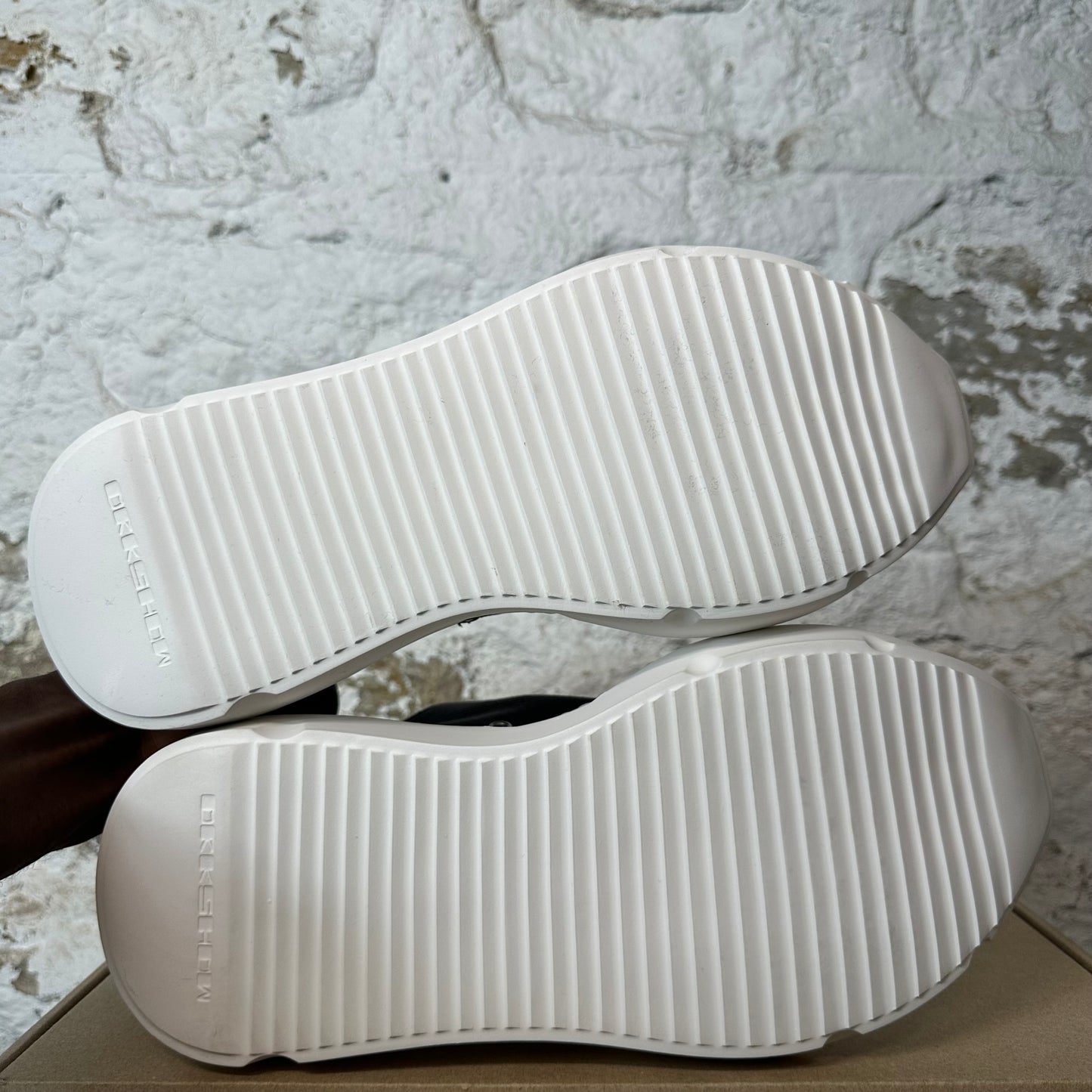 Rick Owens DRKSHDW Abstract Dark Dust Milk Sneaker Sz 9 (42) DS