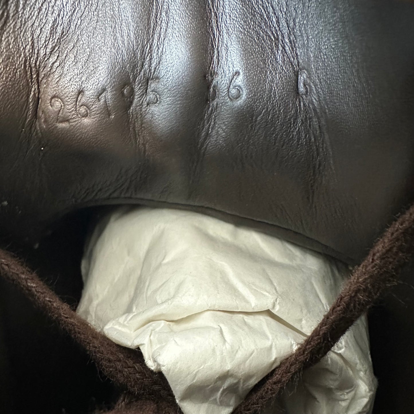 Gucci High Waxed GG Monogram Brown Sneaker Sz 4.5 (36)