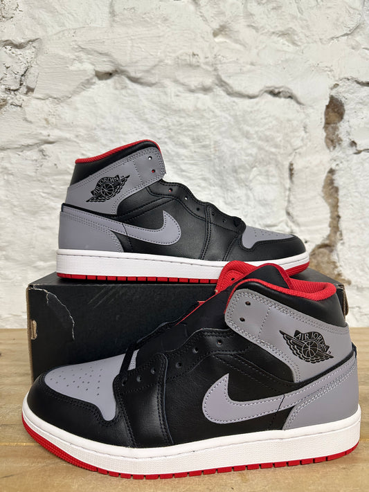 Air Jordan 1 Mid Bred Shadow Sz 9 DS