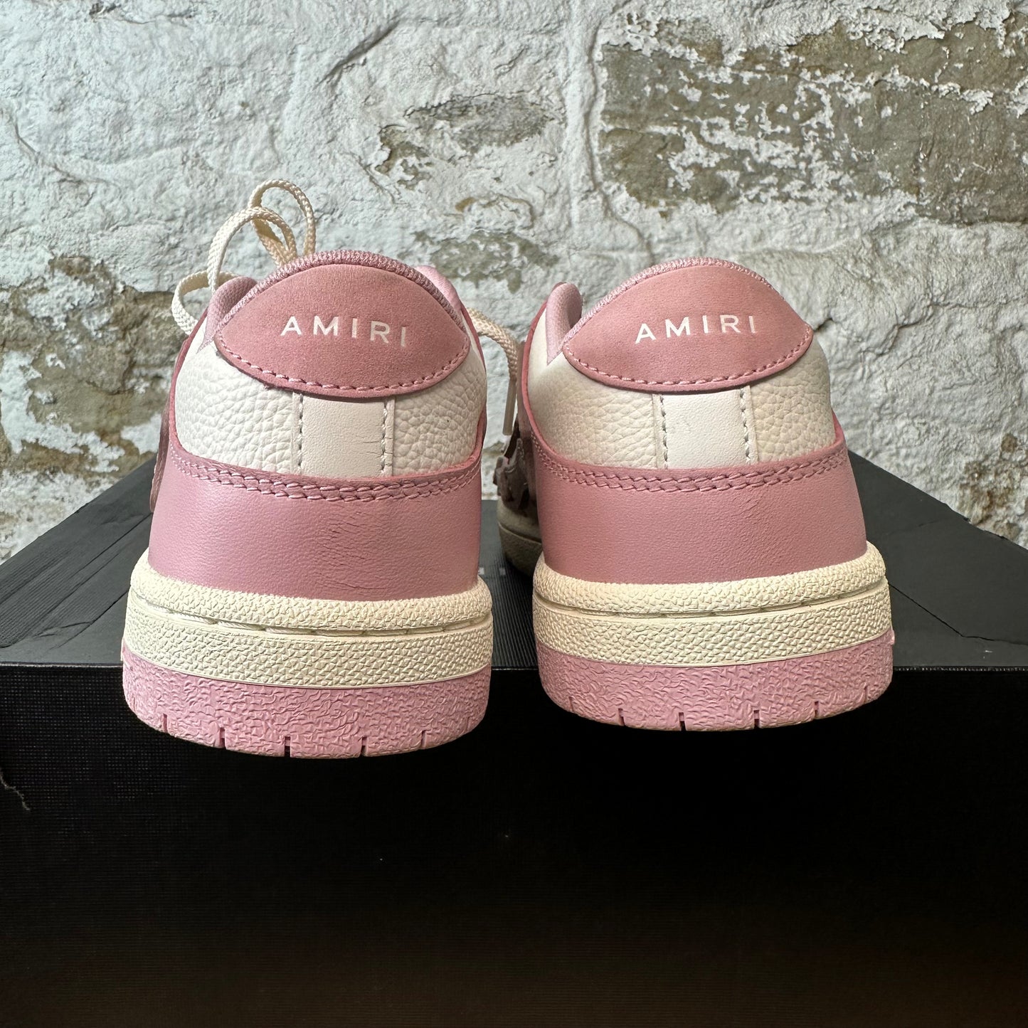 Amiri Pale Rose Skeleton Pink White Sneaker Sz 5 (37)