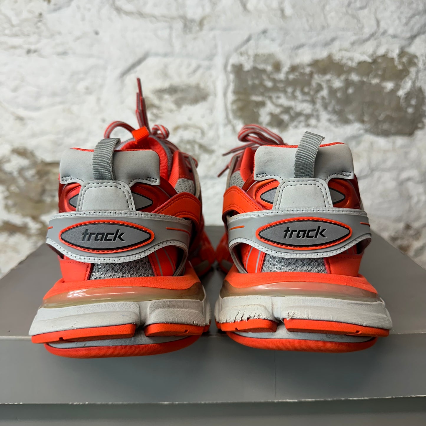 Balenciaga Track Runner Red Grey Sneaker Sz 10 (43)