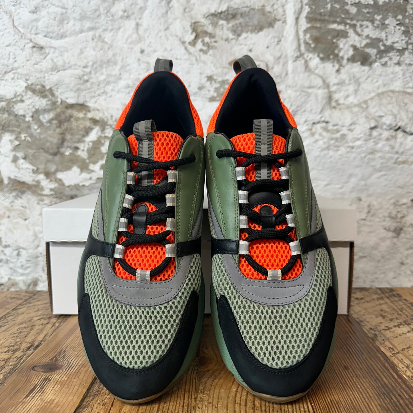 Dior B22 Orange Green Black Sneaker Sz 12 (45)
