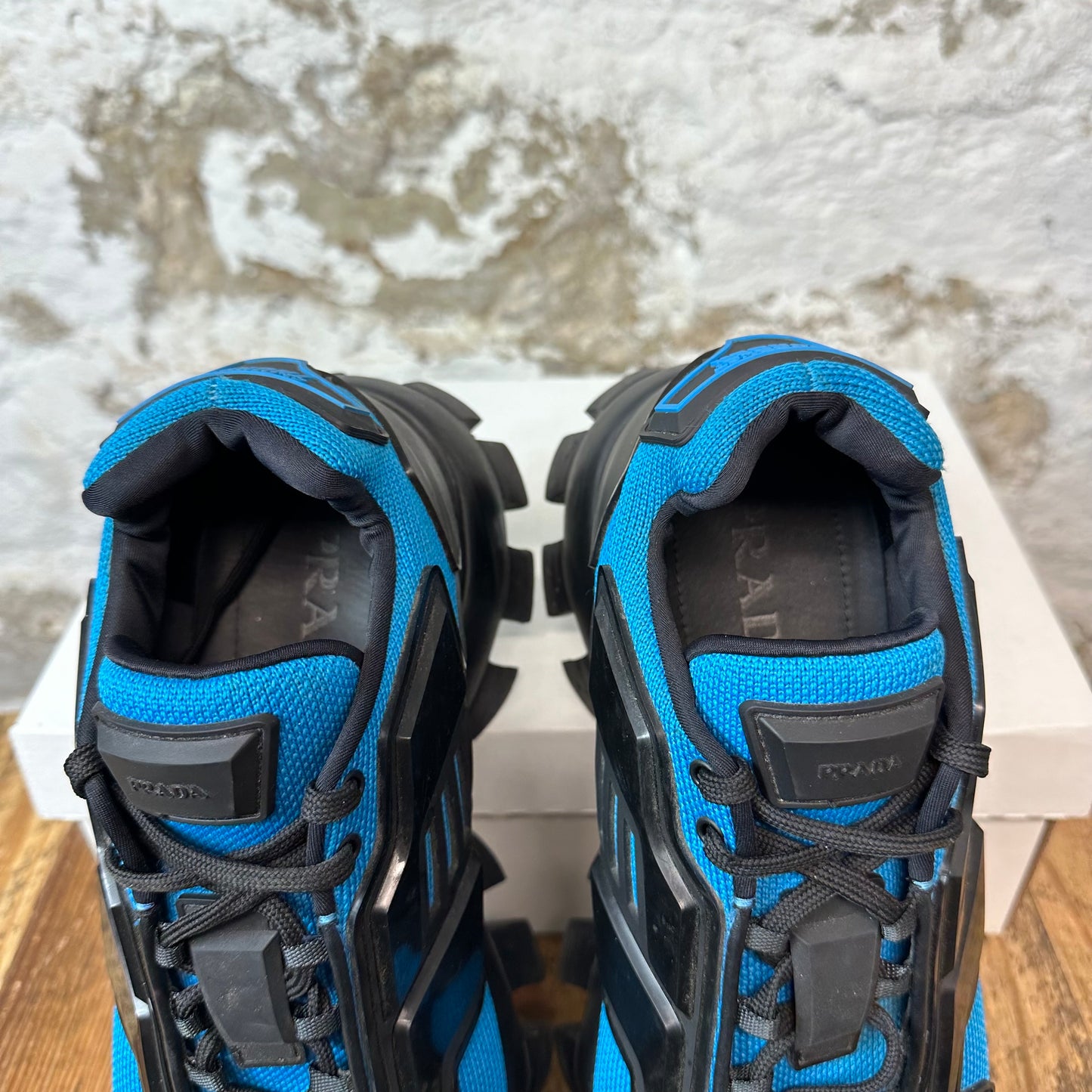 Prada Cloudbust Thunder Blue Black Sz 9 No Box