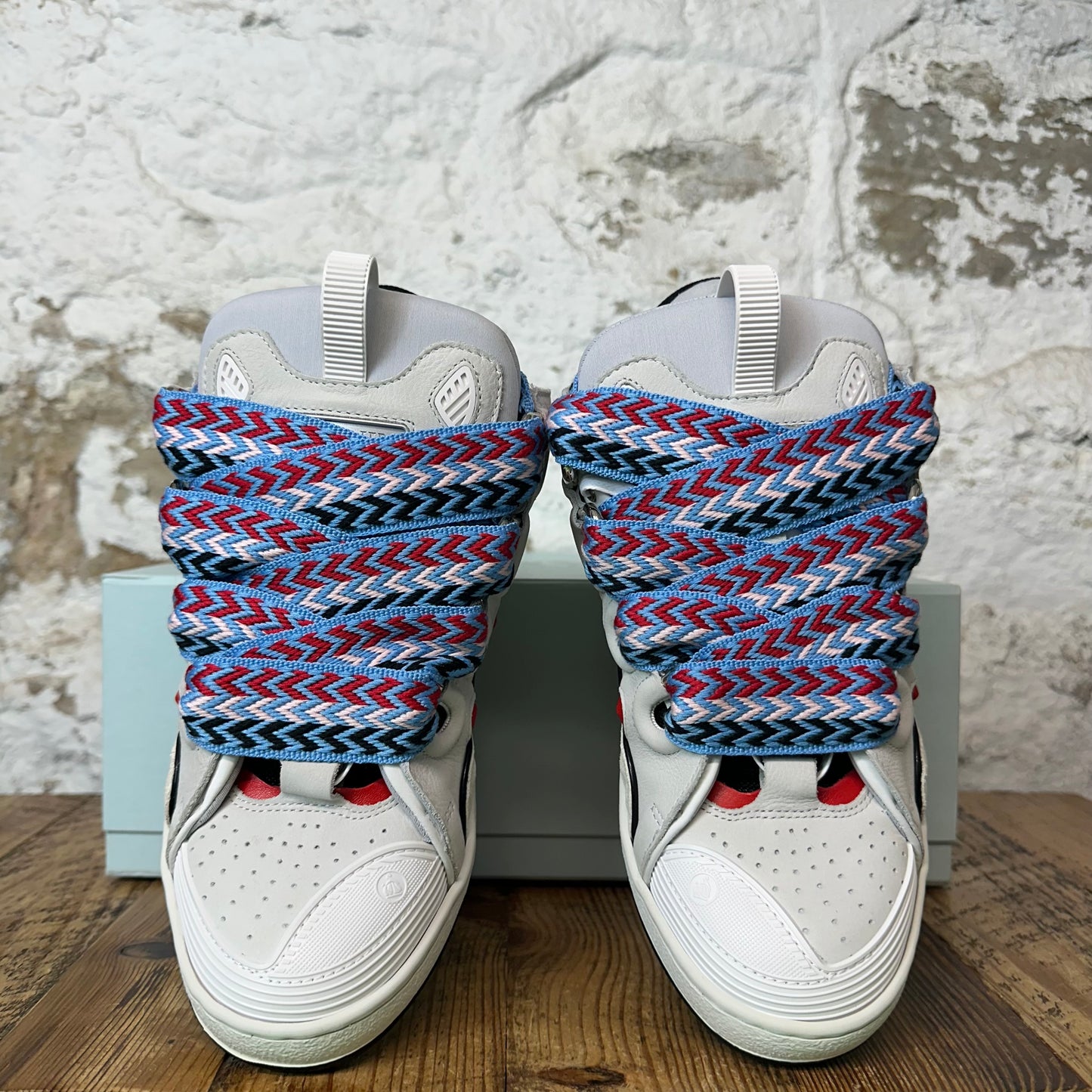 Lanvin Curb Multicolor Lace Grey Sneaker