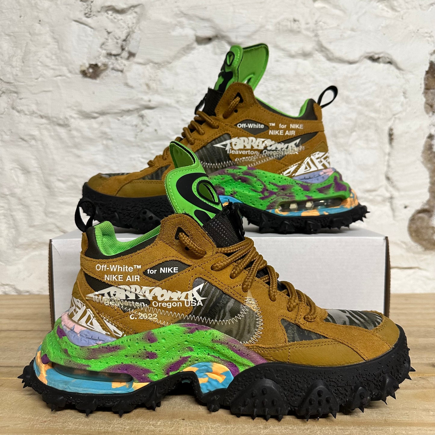 Nike Air Terra Forma Off-White Wheat Sz 9