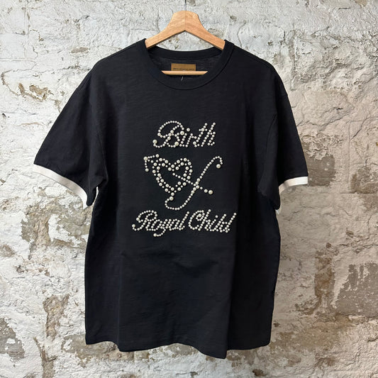 Birth Of Royal Child Pearl T-shirt Black Sz XL