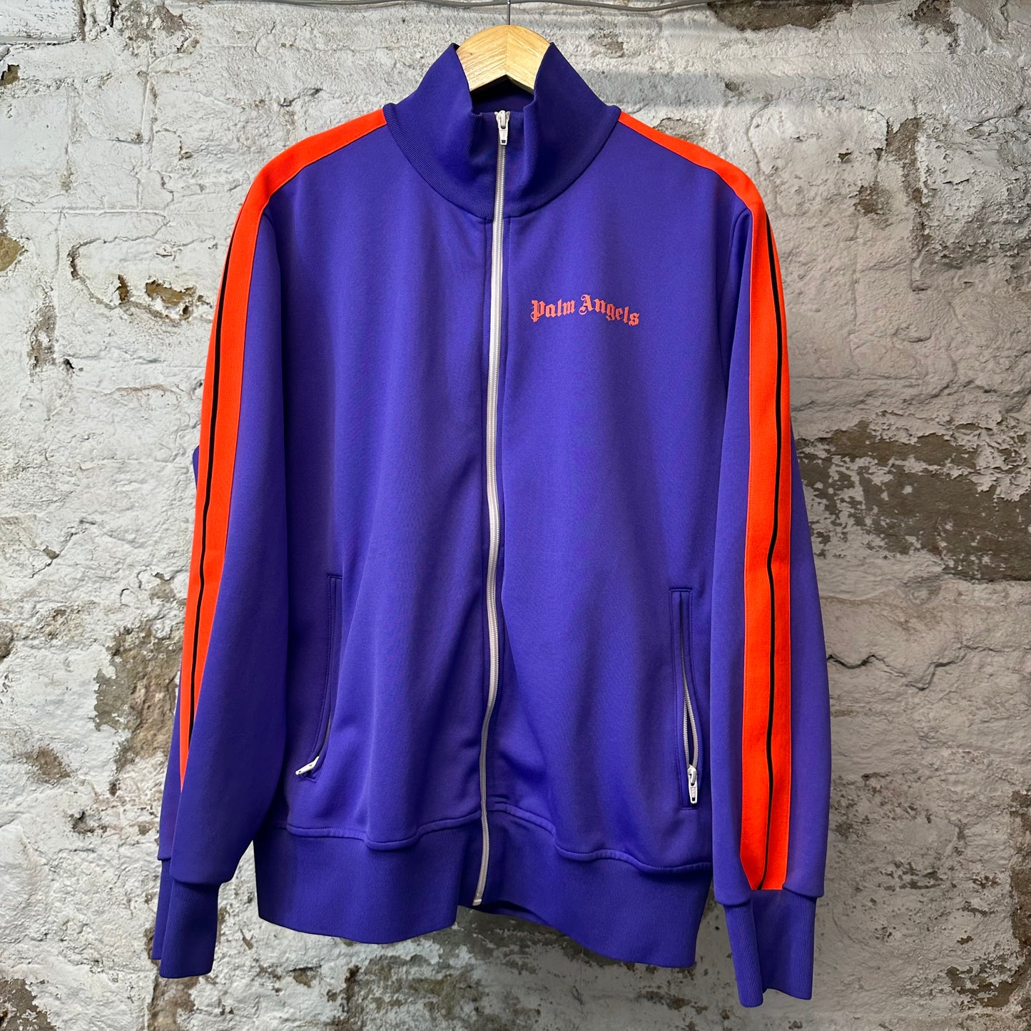 Palm Angels Purple Orange Track Jacket Sz XXL