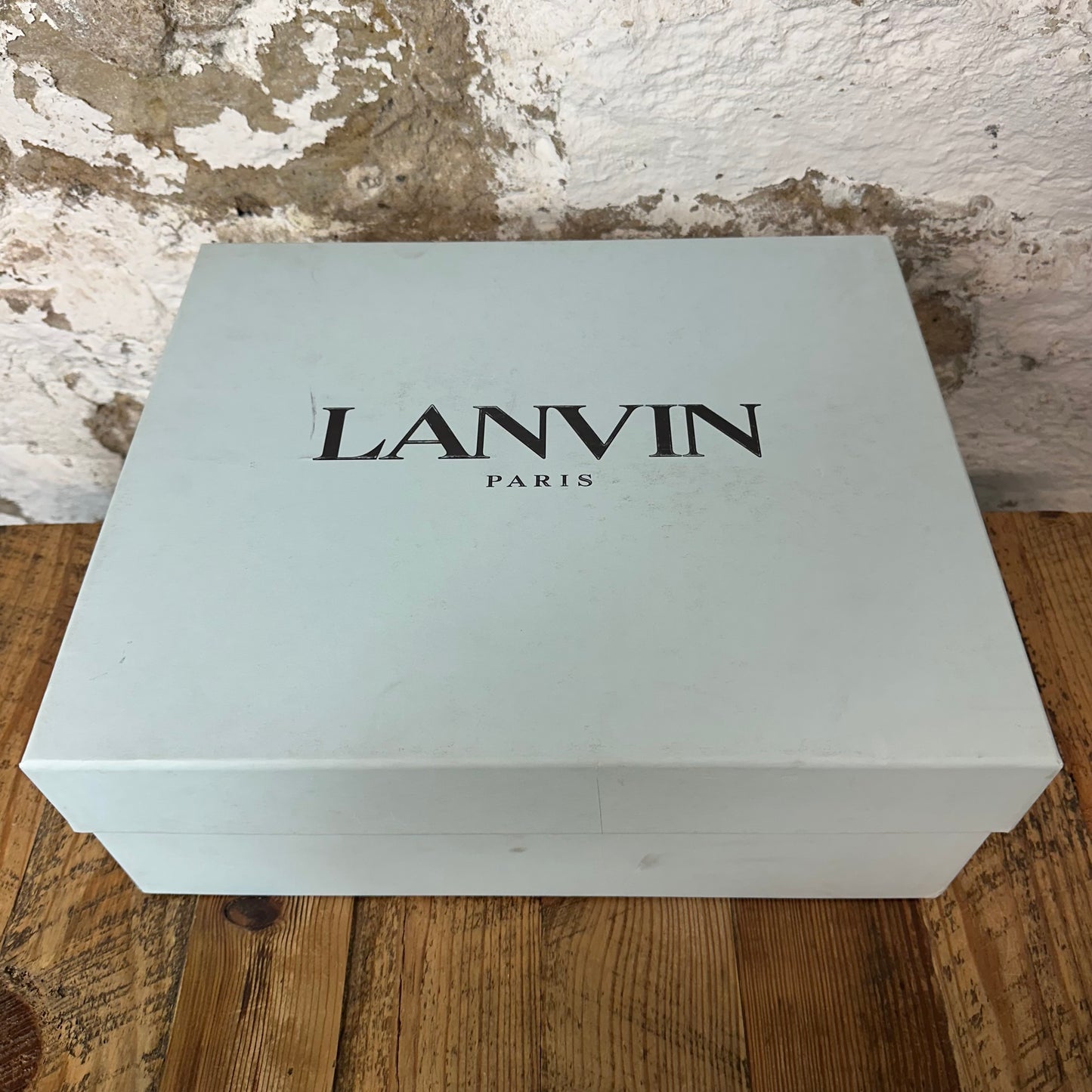 Lanvin Curb Striped Lace Purple Sneaker