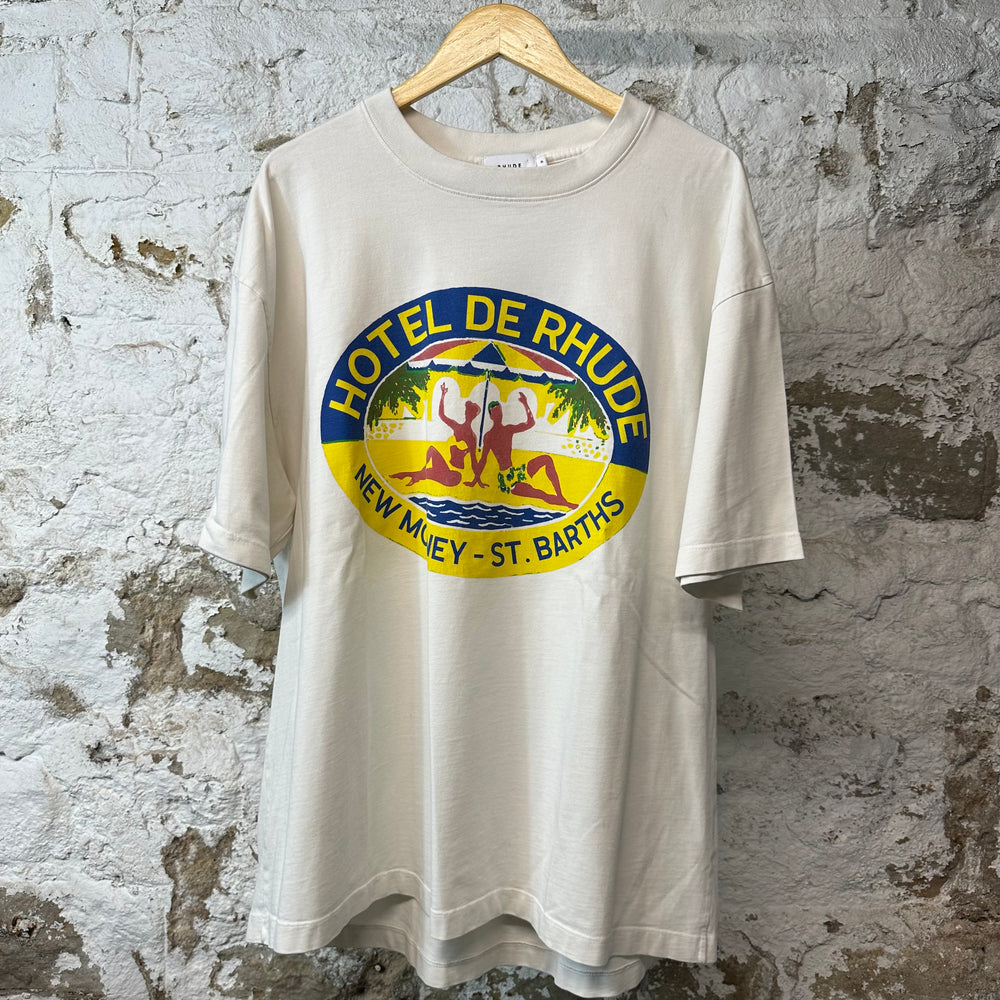 Rhude New Money Barths T-shirt White Sz XL