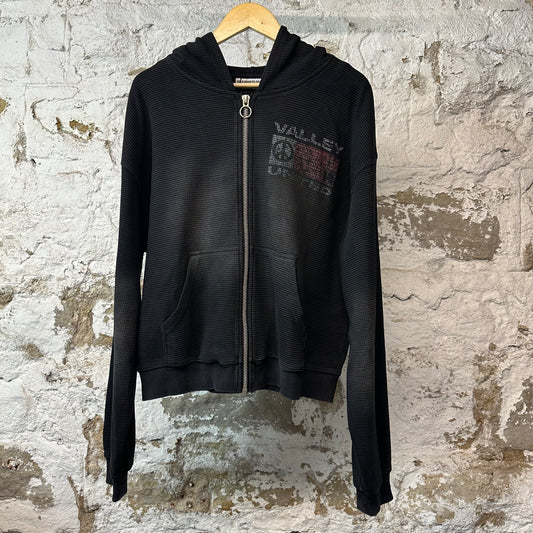 Vale United Thermal Zip Up Hoodie Black Sz M