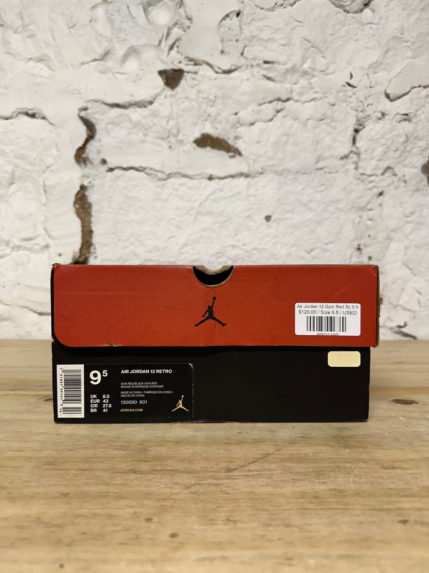 Air Jordan 12 Gym Red Sz 9.5