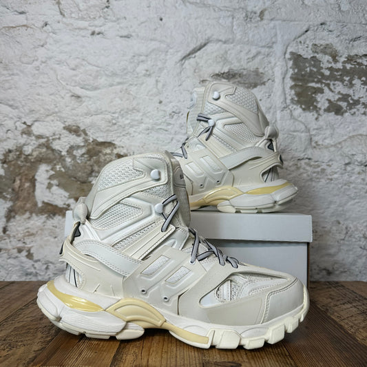 Balenciaga High Track Runner White Cream Sneaker Sz 8 (41) No Box