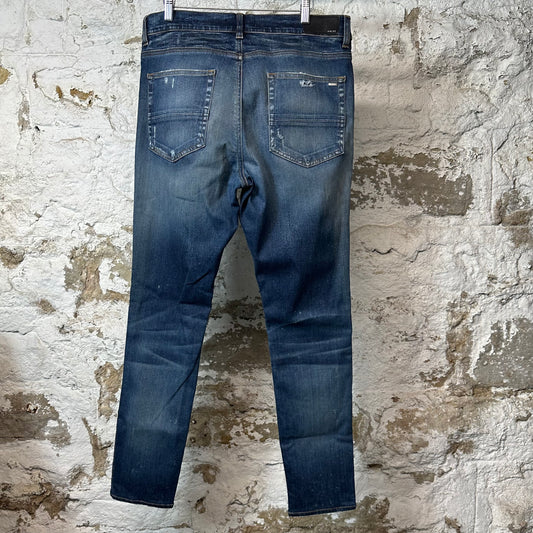 Amiri Plain Dark Blue Denim Jeans Sz 36