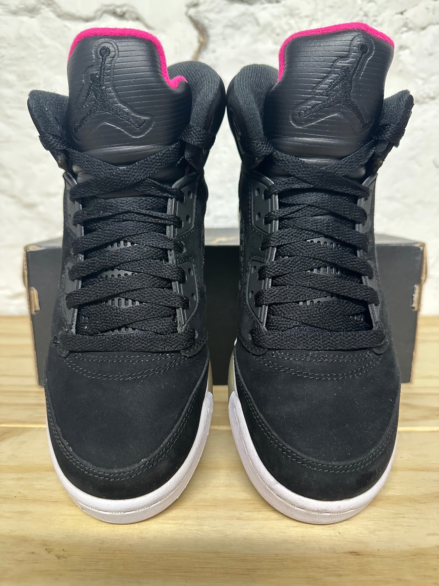 Air Jordan 5 Black Deadly Pink Sz 6Y