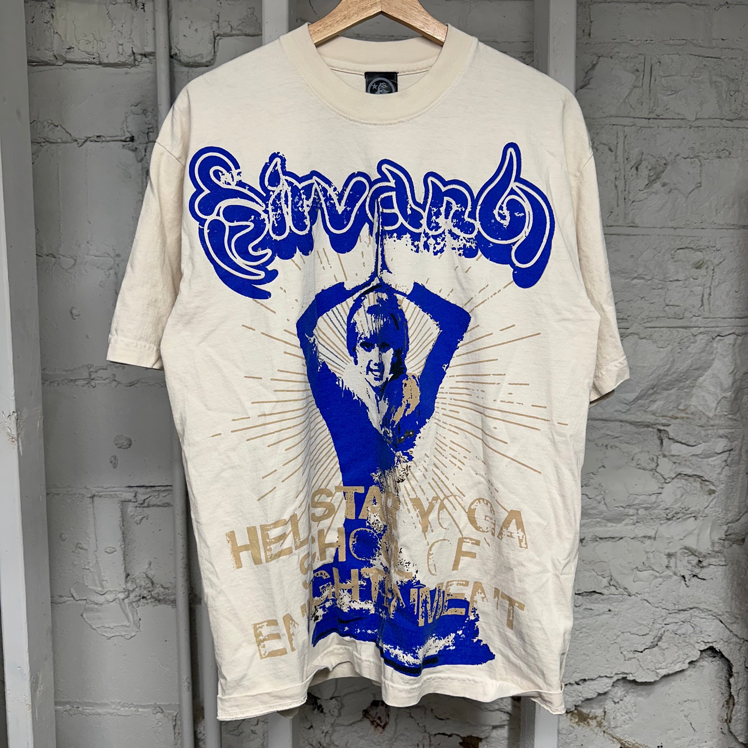 Hellstar School Of Enlightment Cream T-Shirt Sz M