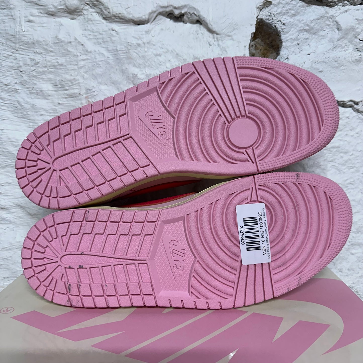 Air Jordan 1 Low Travis Scott Tropical Pink Sz 9 DS