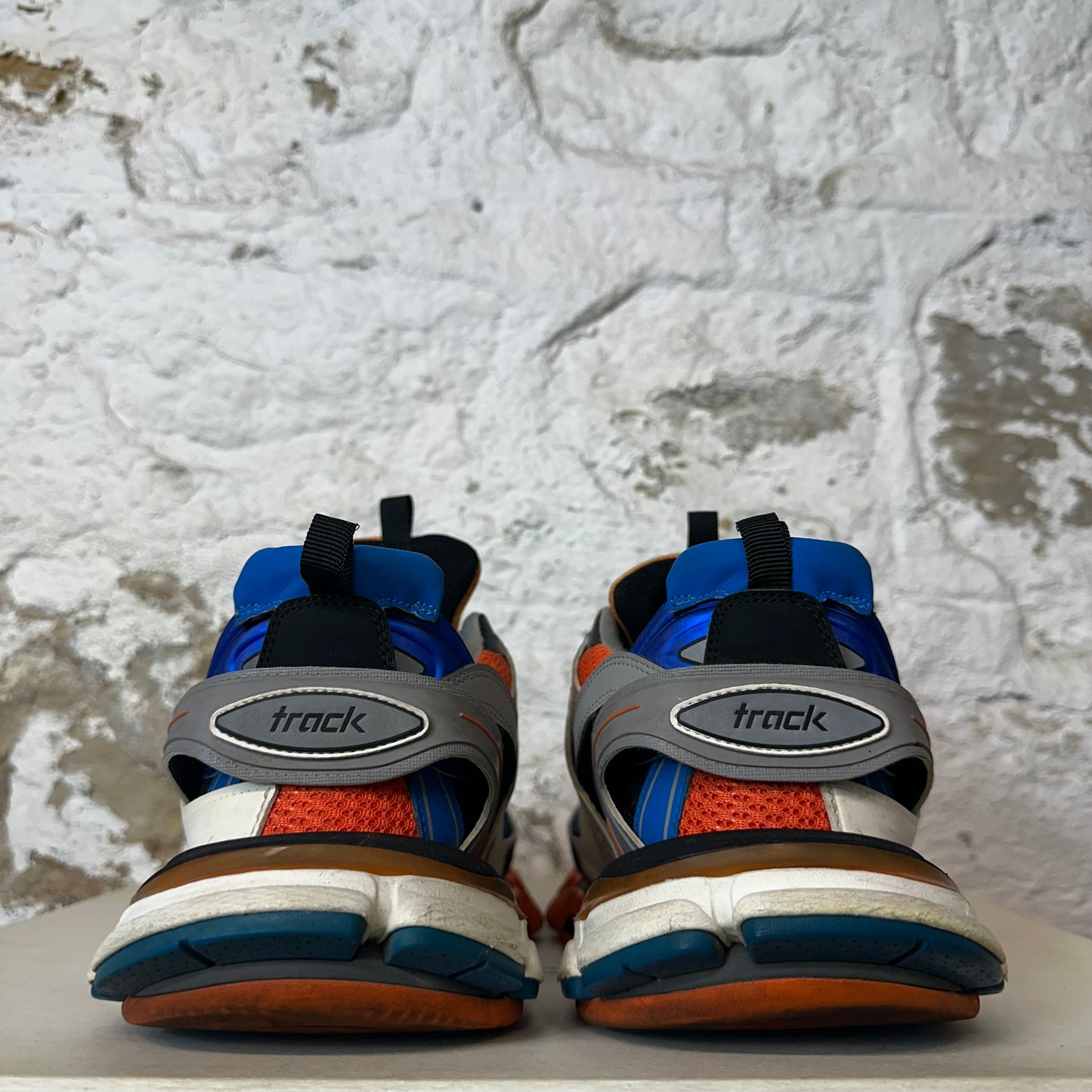 Balenciaga Track Runner Cream Grey Orange Sneaker Sz 11 (44)