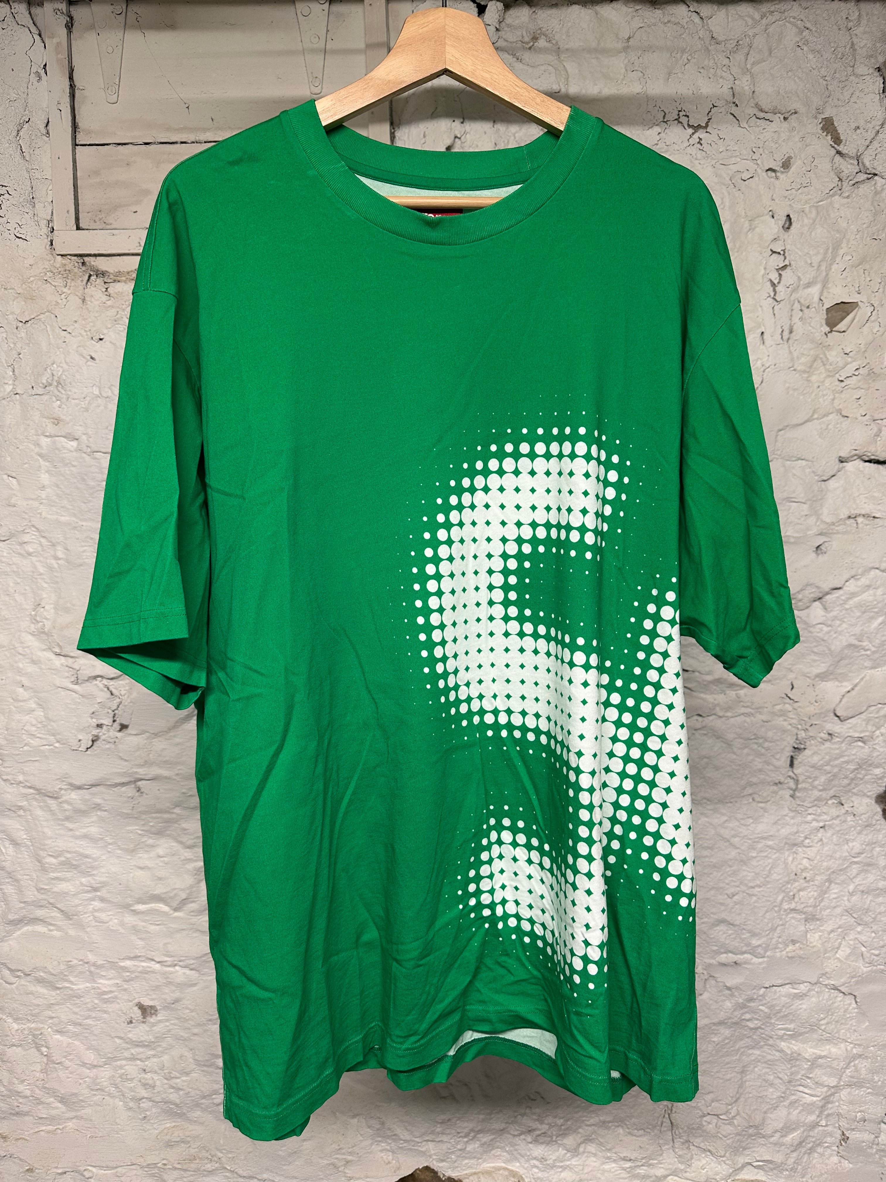 Supreme Green Dot Spell T-shirt Green Sz XL