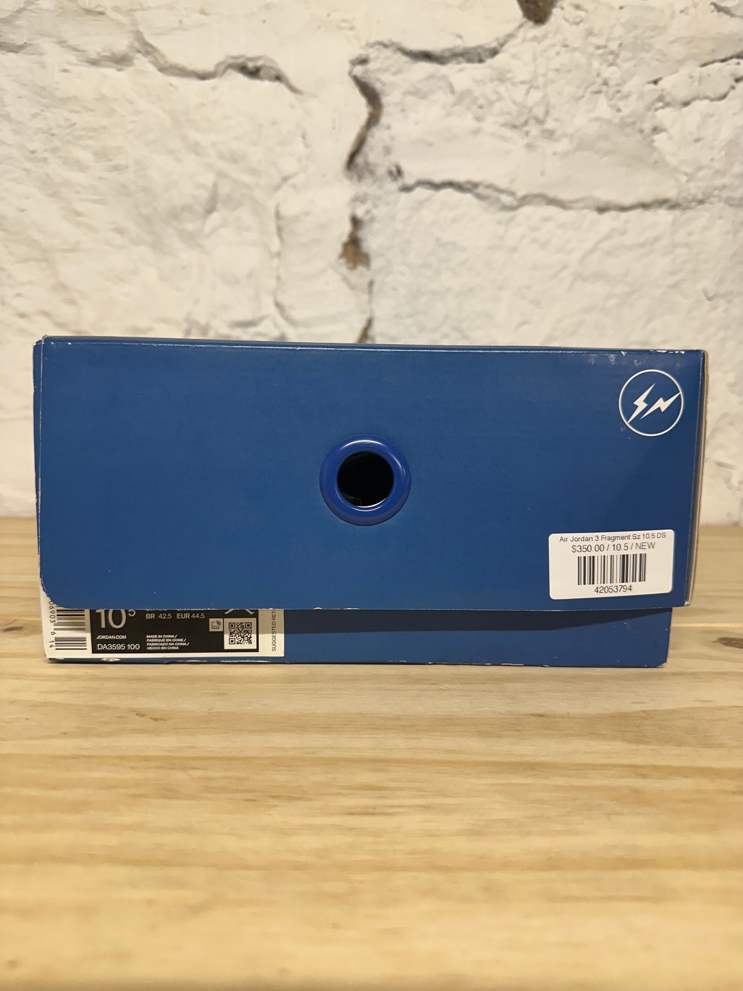 Air Jordan 3 Fragment Sz 10.5 DS