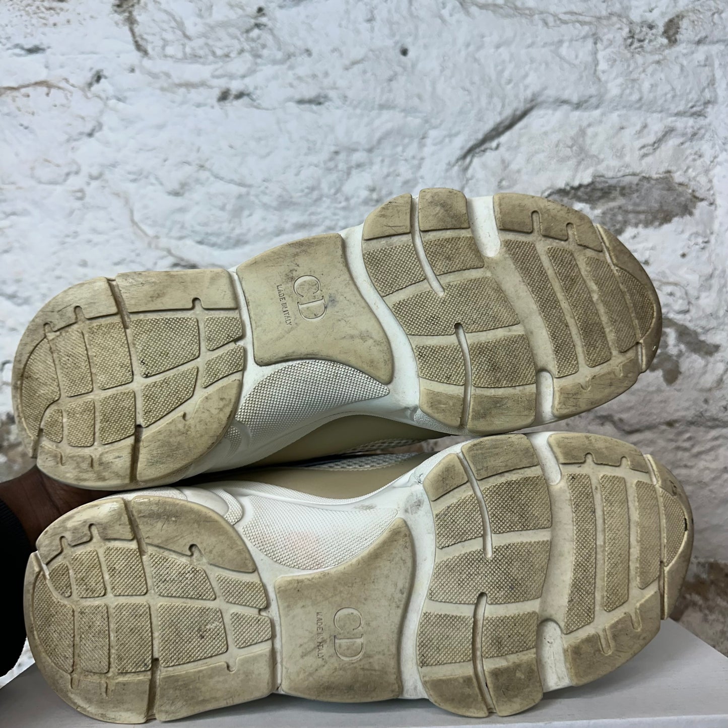 Dior B22 White Grey Beige Sneaker Sz 10 (43)