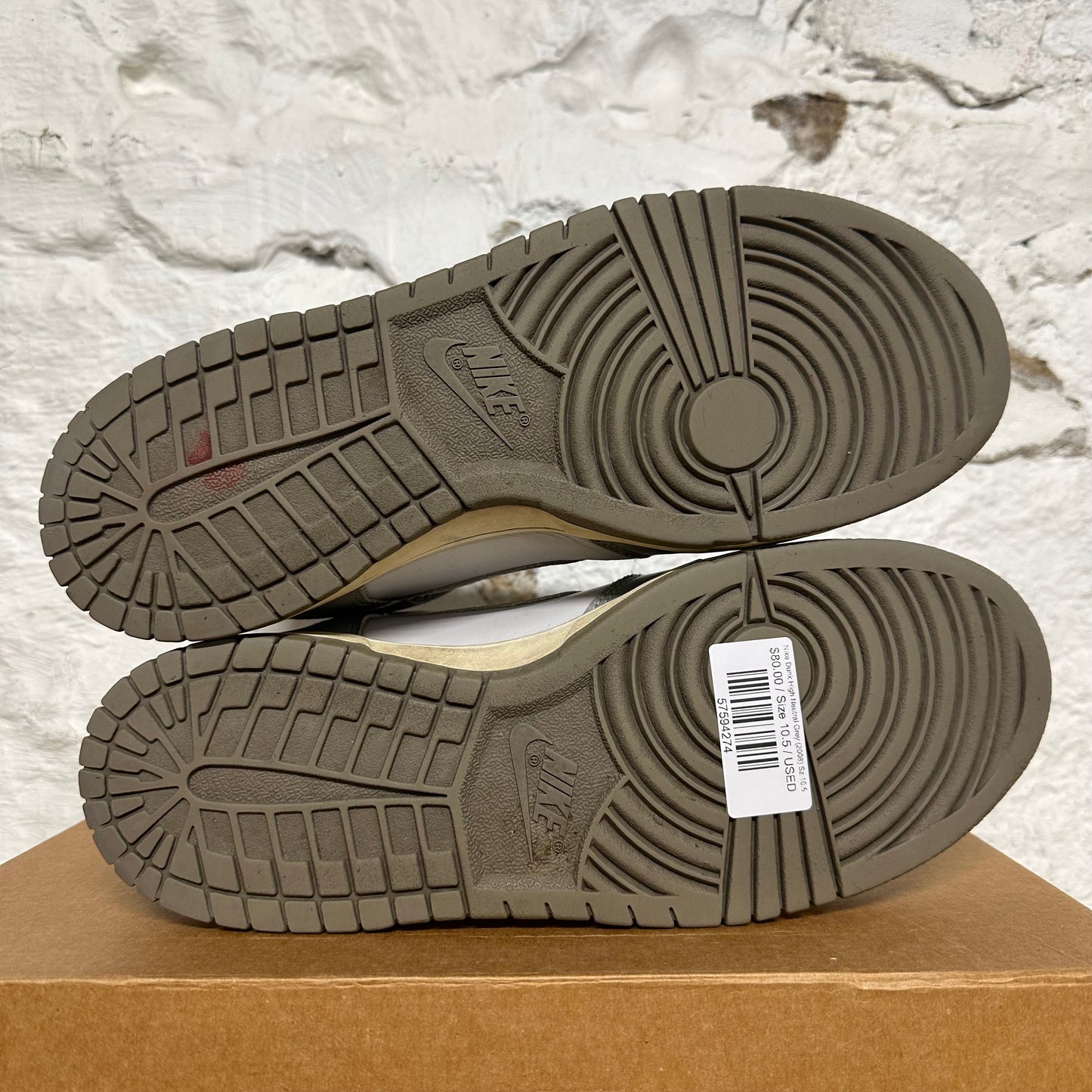 Nike Dunk High Neutral Grey (2008) Sz 10.5