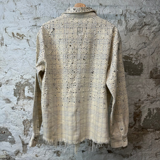 Birth of Royal Child Rhinestone Flannel Cream Sz S