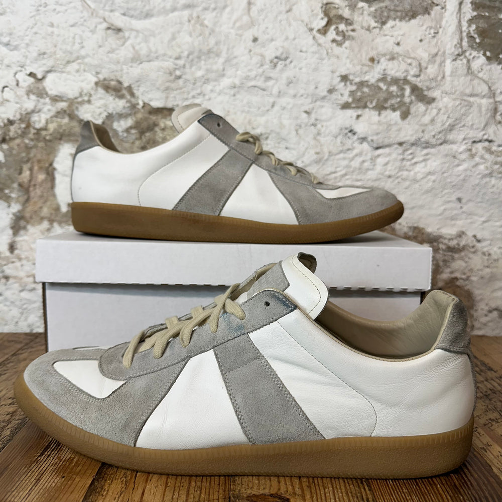 Maison Margiela Replica White Grey Suede Sneaker Sz 15 (48)