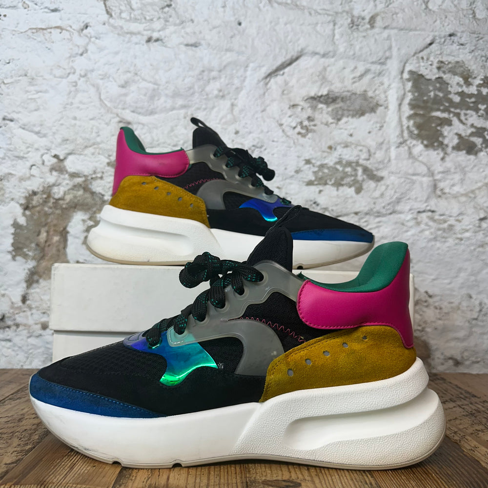 Alexander Mcqueen Multicolor Black Nappa Joey Sneaker Sz 11 (44)