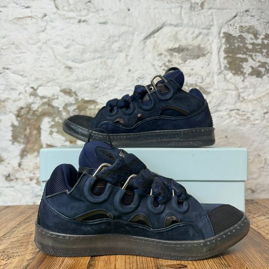 Lanvin Curb Navy Sneaker