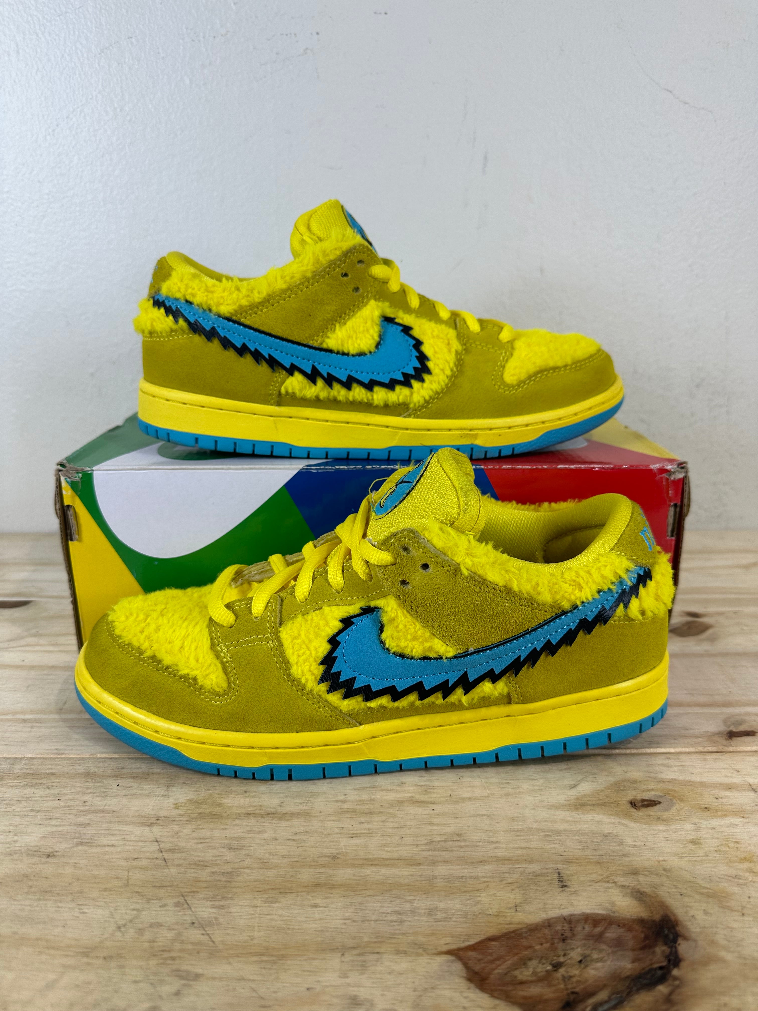 Yellow Grateful Dead Sb Dunks Stockx Low Yellow Bear Nike Sb