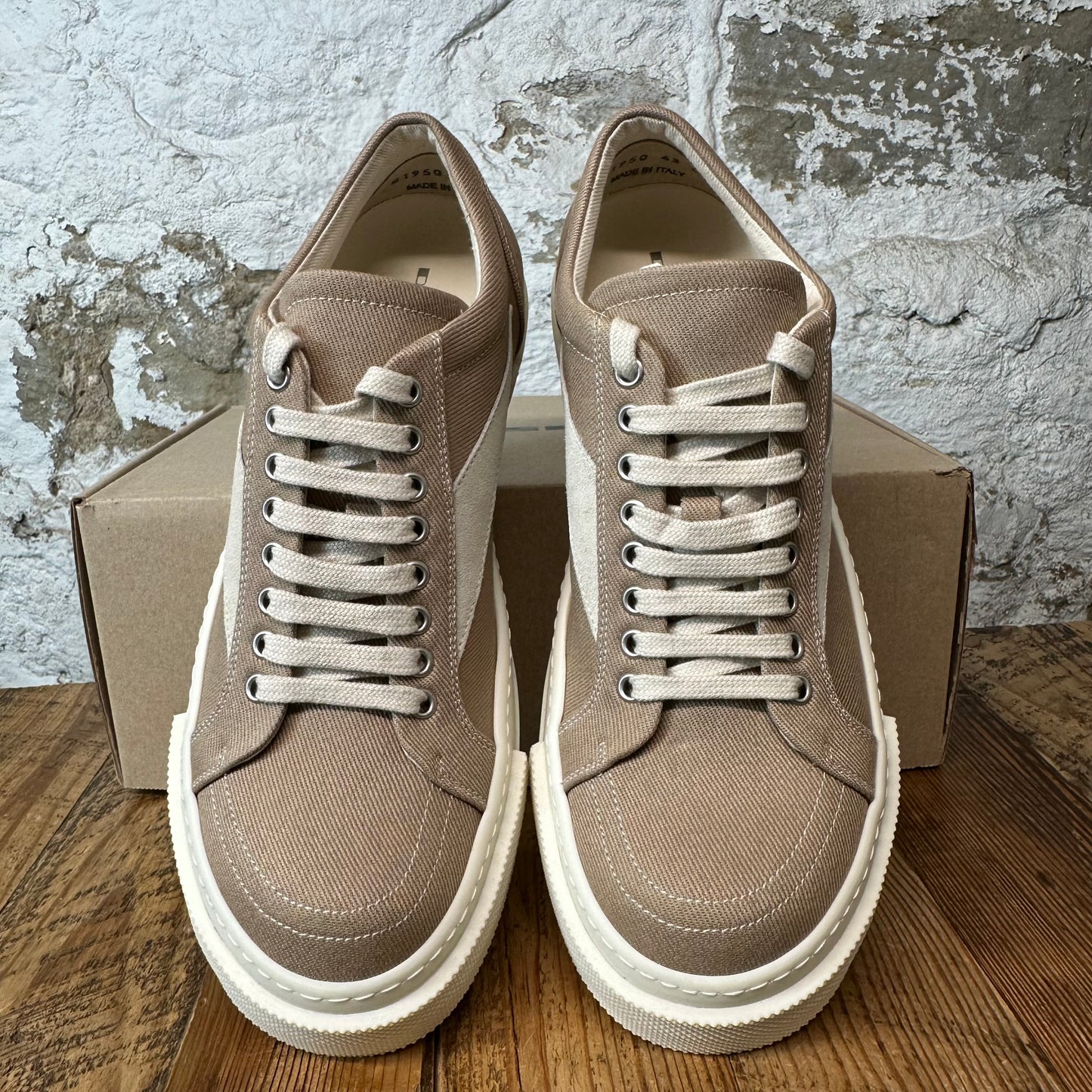 Rick Owens Vintage Flesh Milk Sneaker DS