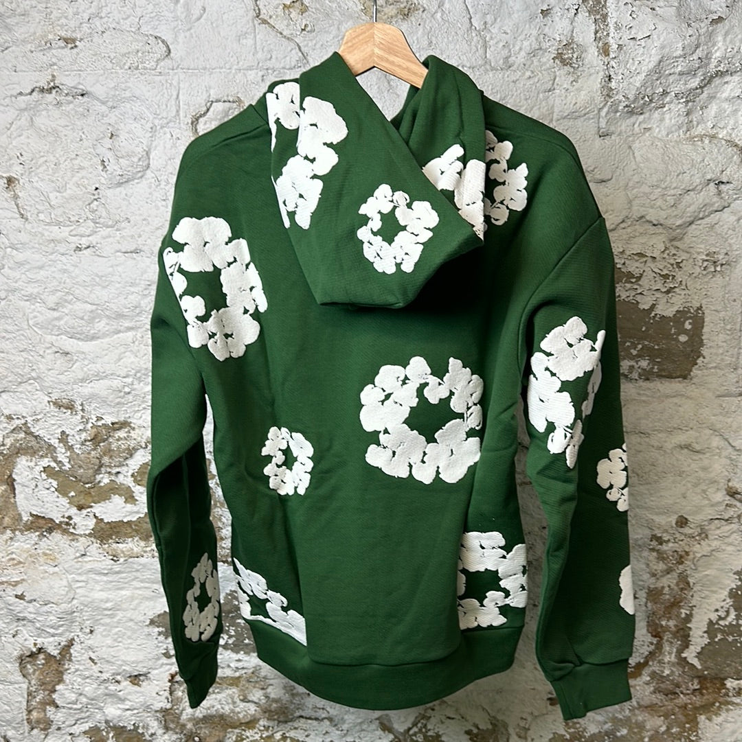Denim Tears Cotton Wreath Green Hoodie