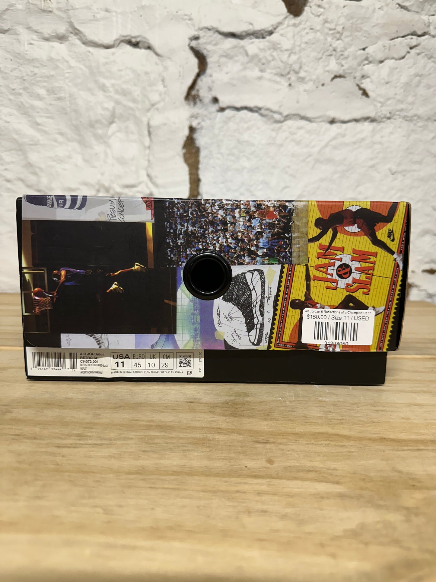 Air Jordan 6 Reflections of a Champion Sz 11