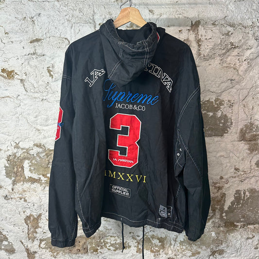 Supreme La Martina Jacob Black Jacket Sz XL