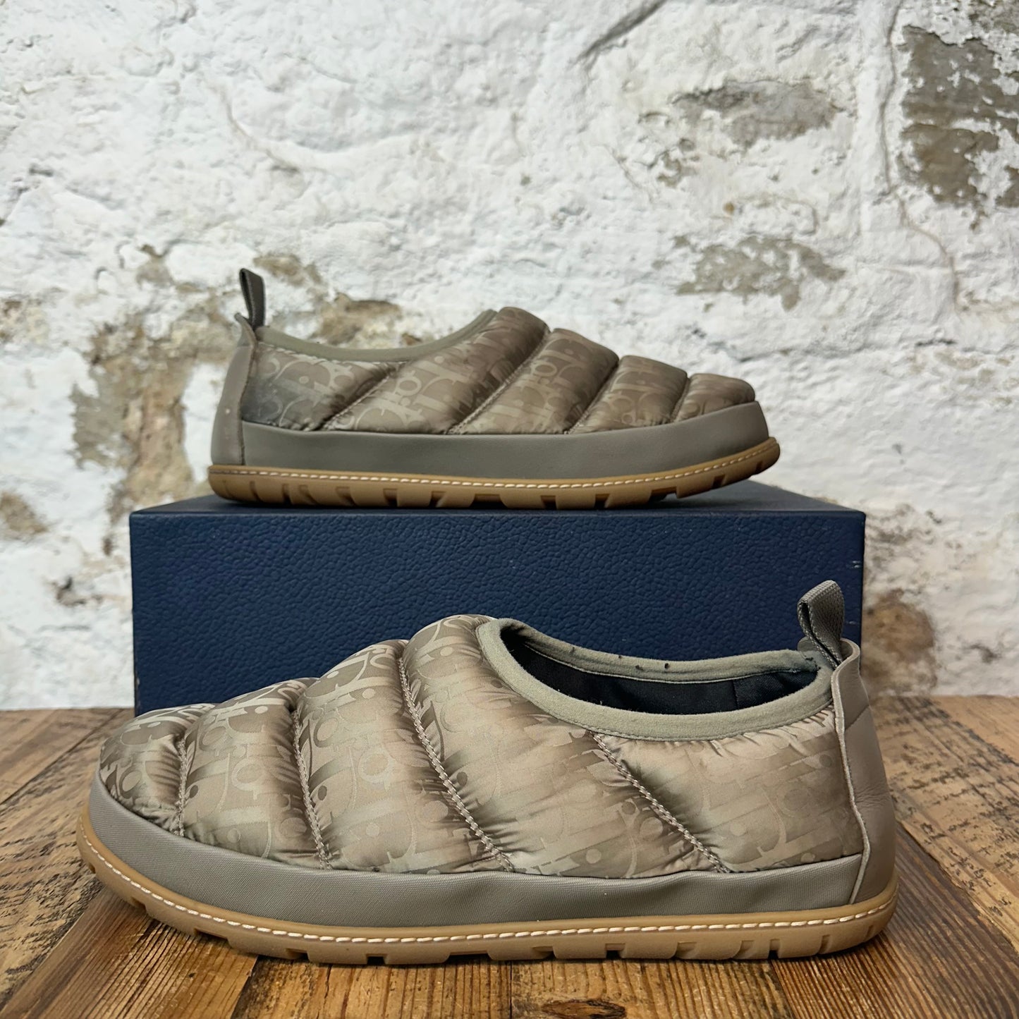 Dior Oblique Quilted Snow Slipper Sneaker Sz 12 (45)