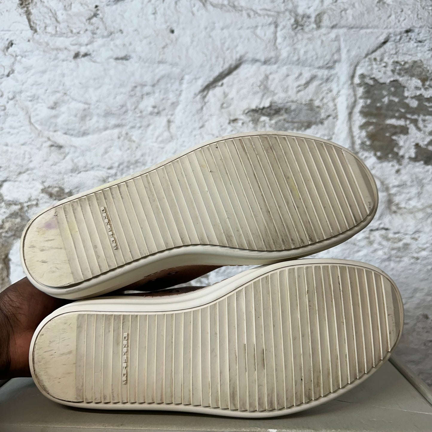 Rick Owens DRKSHDW Faded Pink Milk Sneaker Sz 8 (41)