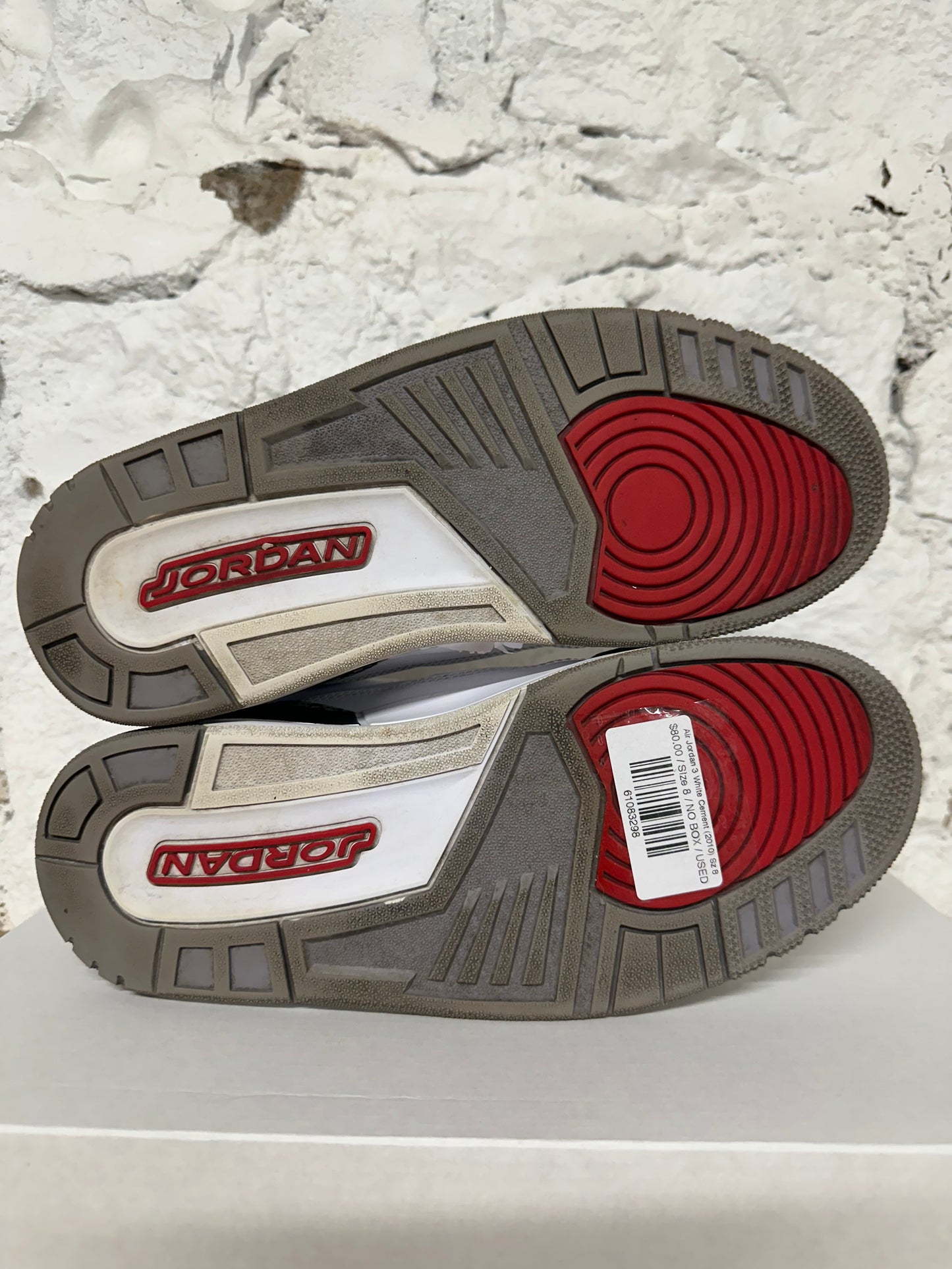 Air Jordan 3 White Cement (2010) Sz 8