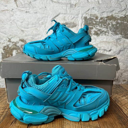 Balenciaga Track Runner Teal Blue Sneaker Sz 4.5 (36)