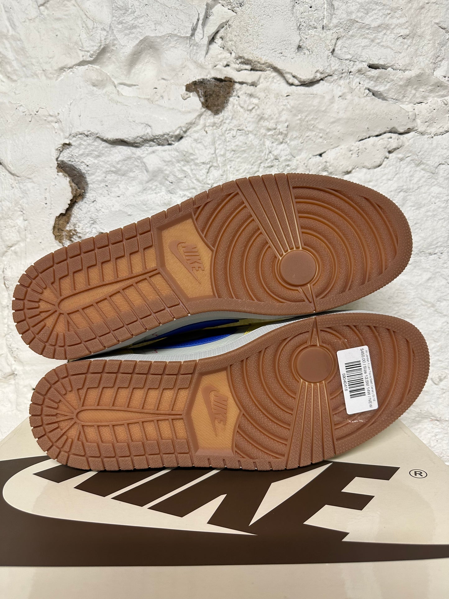 Air Jordan 1 Low Travis Scott Canary Sz 12.5 (14W) DS