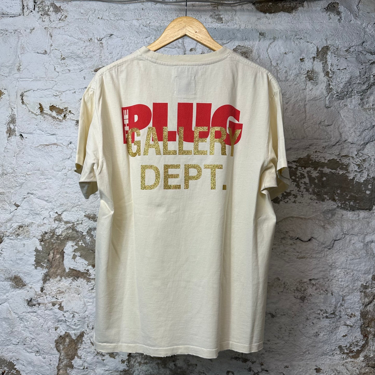 Gallery Dept DJ Toy Maker T-shirt Cream Sz S
