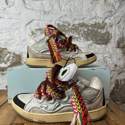 Lanvin Curb Multicolor Lace Grey Sneaker Sz 9 (42)