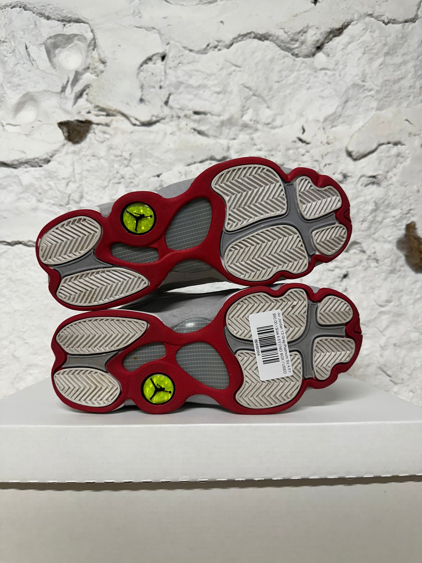 Air Jordan 13 Grey Platinum Sz 4.5Y