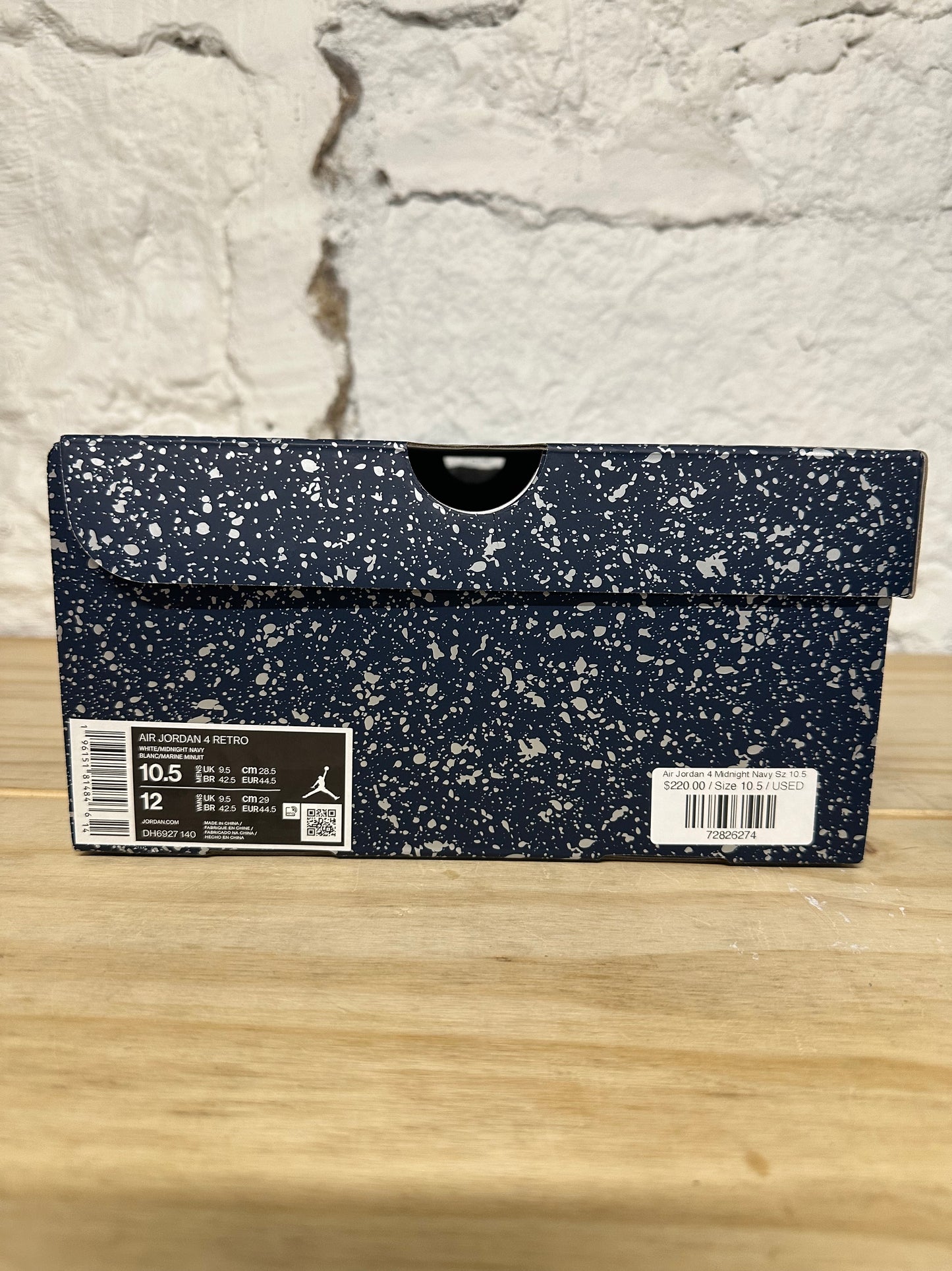 Air Jordan 4 Midnight Navy Sz 10.5