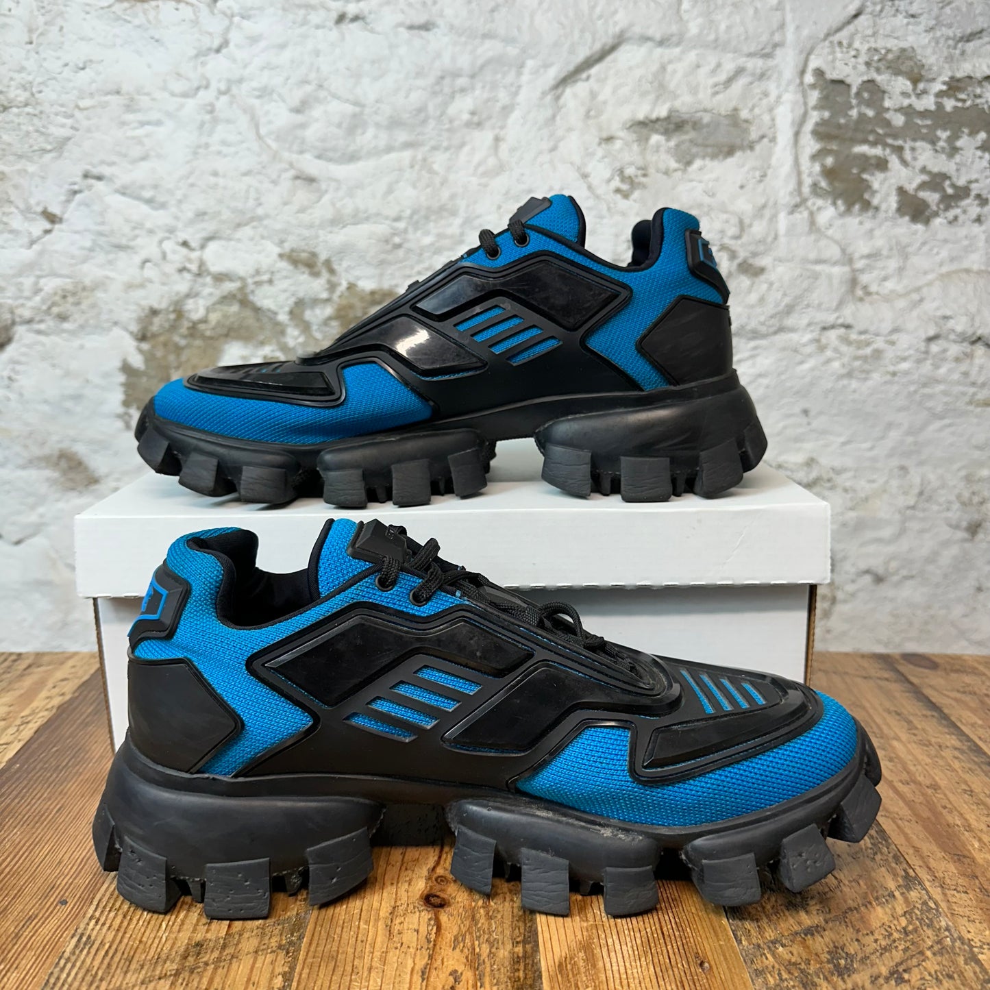 Prada Cloudbust Thunder Blue Black Sz 9 No Box