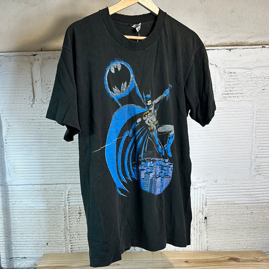 Batman Spotlight Black Tee Sz L