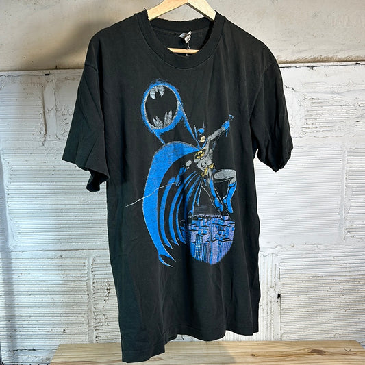 Batman Spotlight Black Tee Sz L